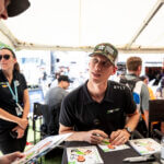 STING RAY ROBB (77) (USA) of Payette, ID signs autographs for fans prior to a practice session for the Children's of Alabama Indy Grand Prix  at the Barber Motorsports Park in Birmingham  AL.