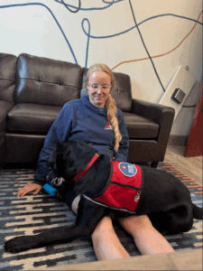 Image showcasing What is Deep Pressure Therapy? - Freedom Service Dogs