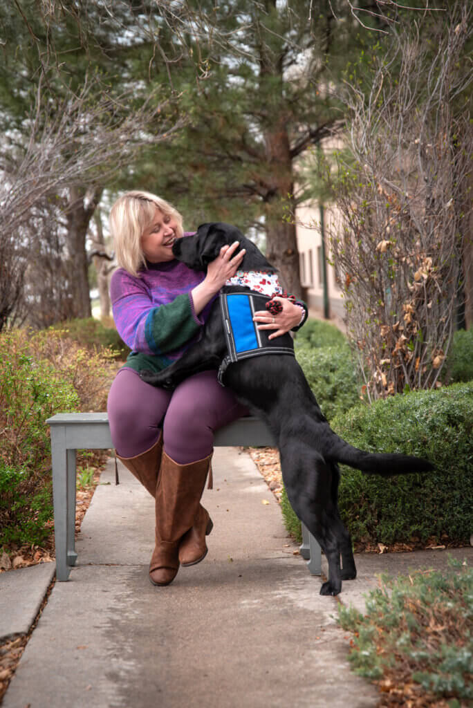 Black Labrador Freedom Service Dogs Facility Dog.